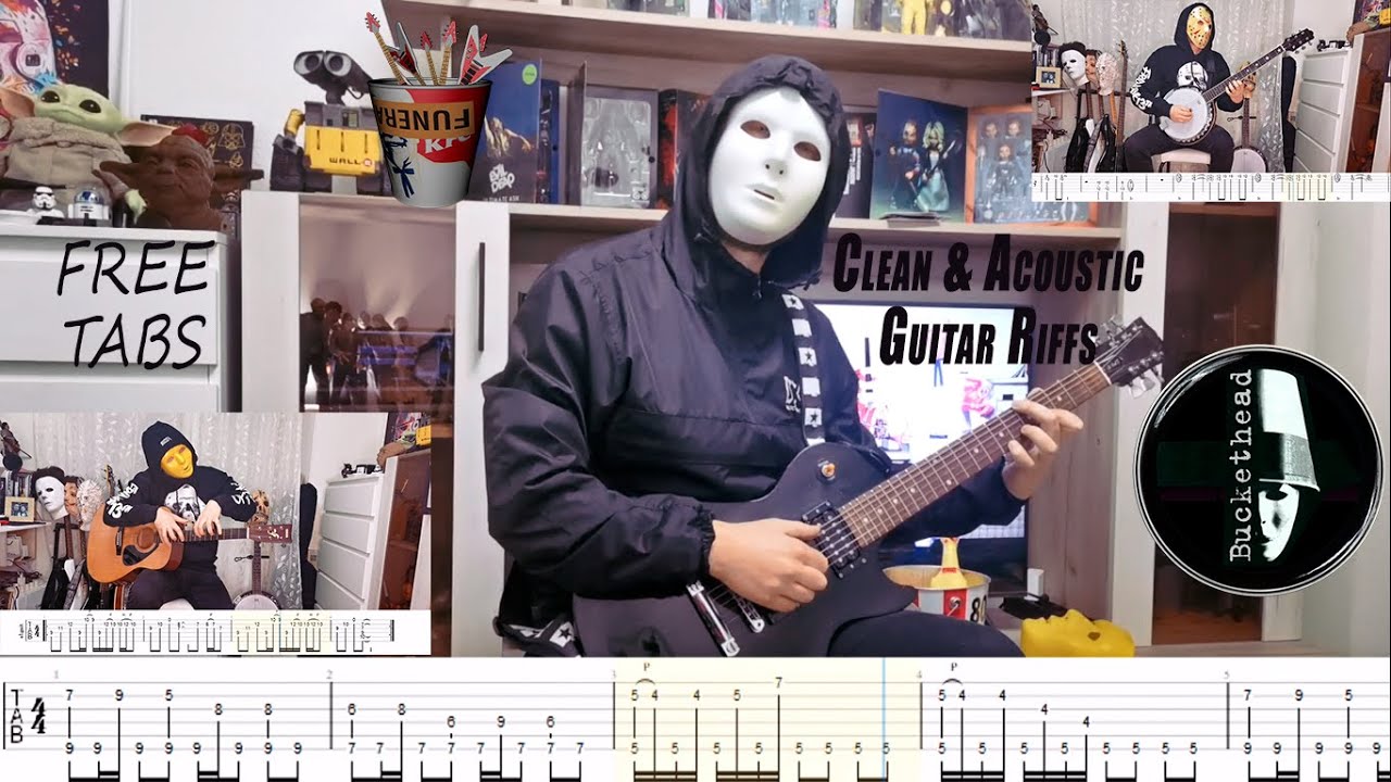 Best Clean & Acoustic Guitar Riffs (with Tabs) by Buckethead