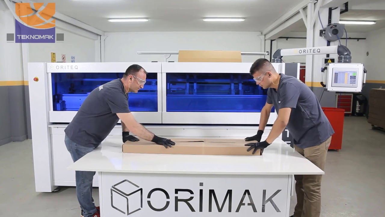 Oritek Karton Kutu Kesme Makinası