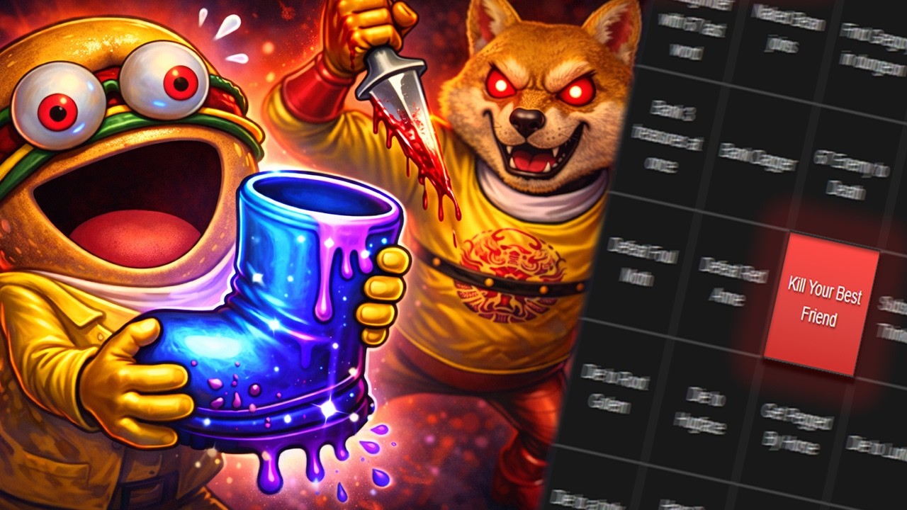 Гонка на выбывание в бинго в игре Cursed Companions!
