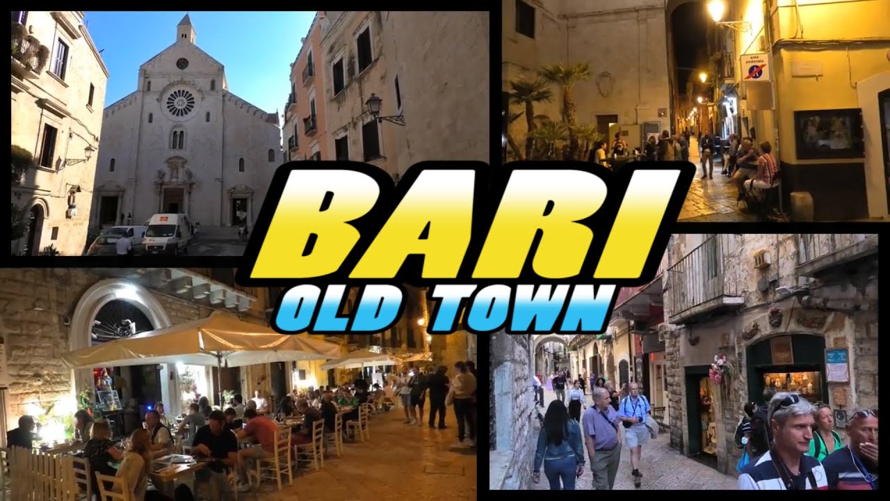 Bari Old Town - Bari Vecchia - Italy (4k)