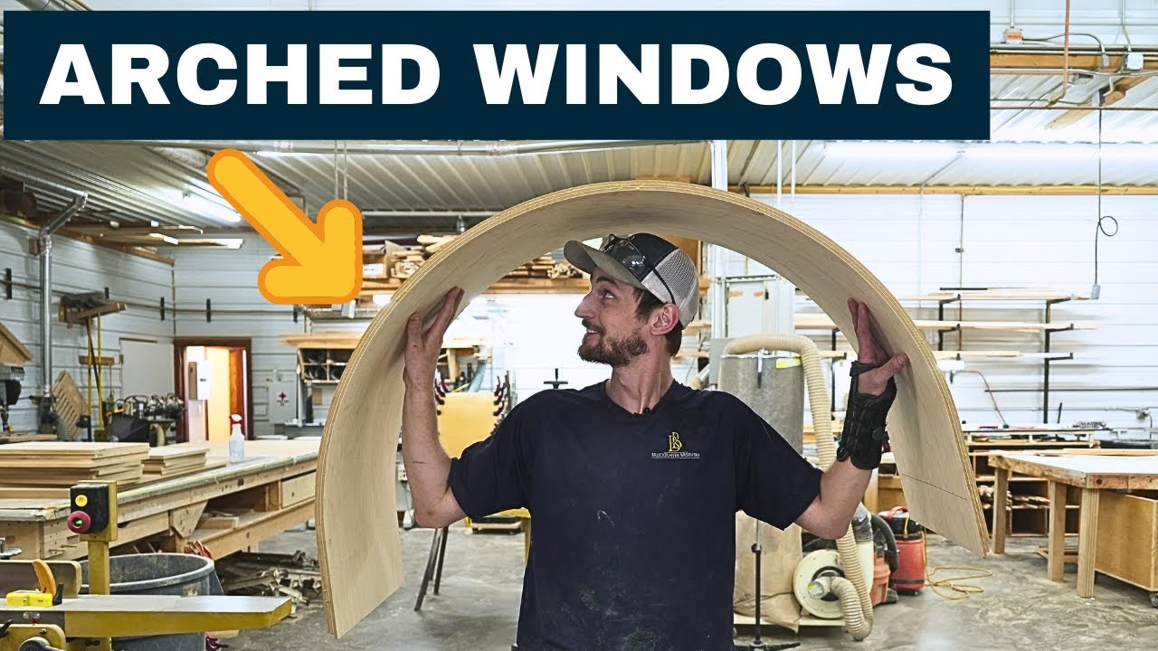 Building radius jambs for arched windows.