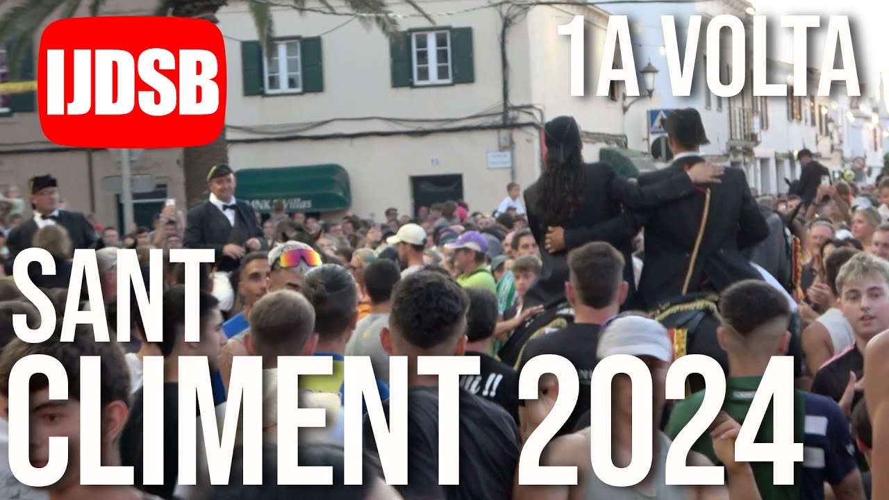 Pas doble i primera volta  🔴 Dissabte de Sant Climent 2024 🤩 Sant Climent 🐴 Maó ☀️ Menorca
