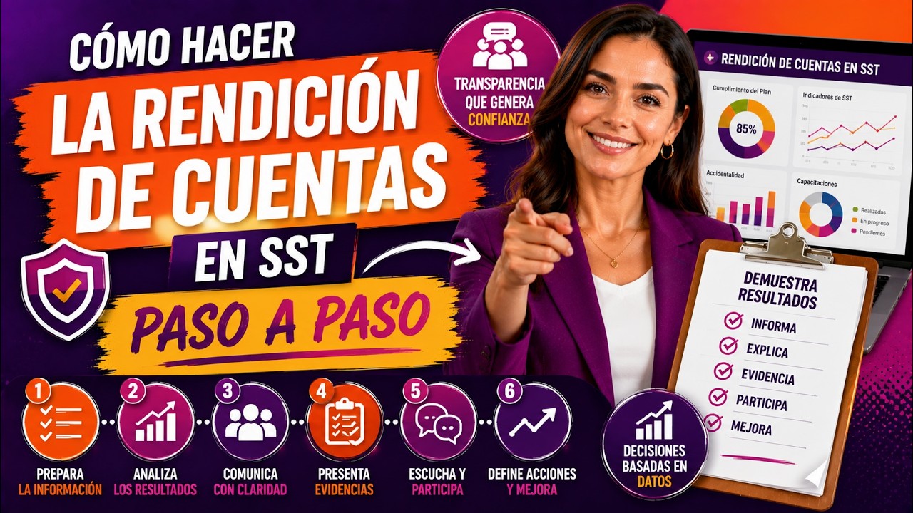 ⚪️PASO A PASO para realizar de FORMA CORRECTA la RENDICION de CUENTAS de SG-SST
