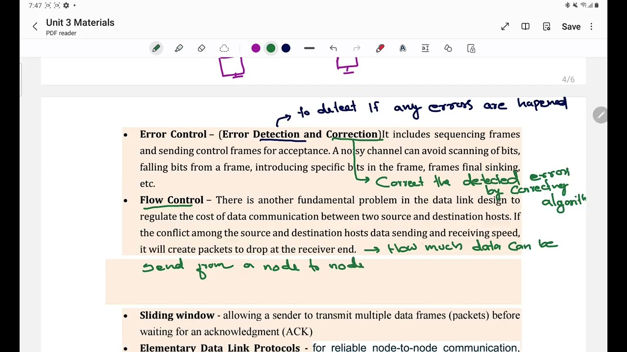 Functions of Data link Layer