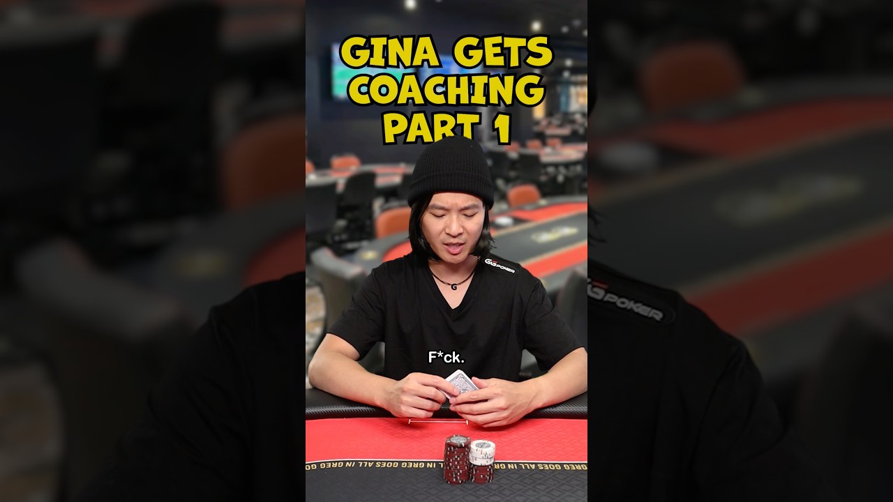 gina gets coaching pt.1 #poker #skit #comedy
