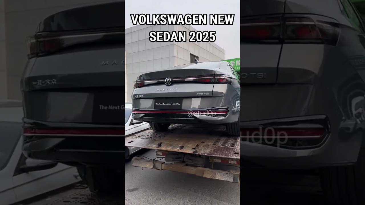 Volkswagen New Sedan 2025 ❤️ Volkswagen Magotan 🔥 Walkaround Video ❤️ First Look Spied 🔥 #shorts