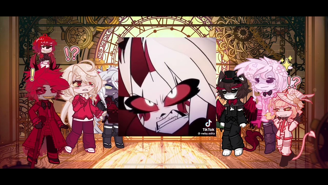 HAZBIN HOTEL REACTS TO : Charlie Morningstar (Part 1/???)