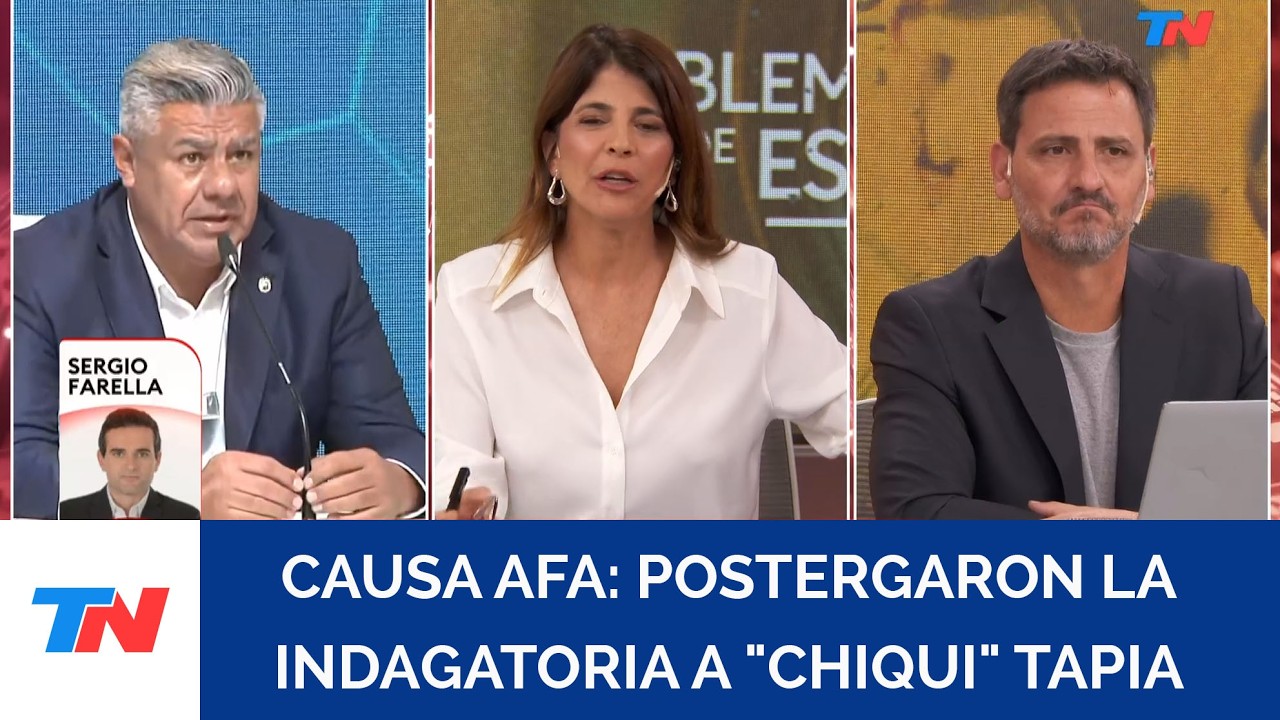CAUSA AFA: POSTERGARON LA INDAGATORIA A 