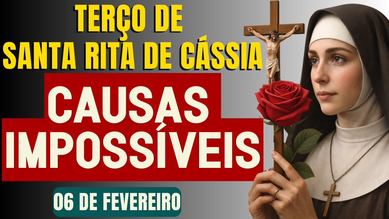 TERÇO MILAGROSO DE SANTA RITA PELAS CAUSAS IMPOSSÍVEIS UM CLAMOR DE FÉ E CONFIANÇA