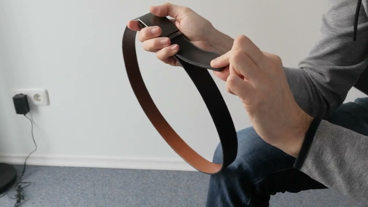 CHAOREN G&uuml;rtel Herren Schwarz Stufenlos Verstellbar, Passgenauer G&uuml;rtel f&uuml;r alle Anl&auml;sse