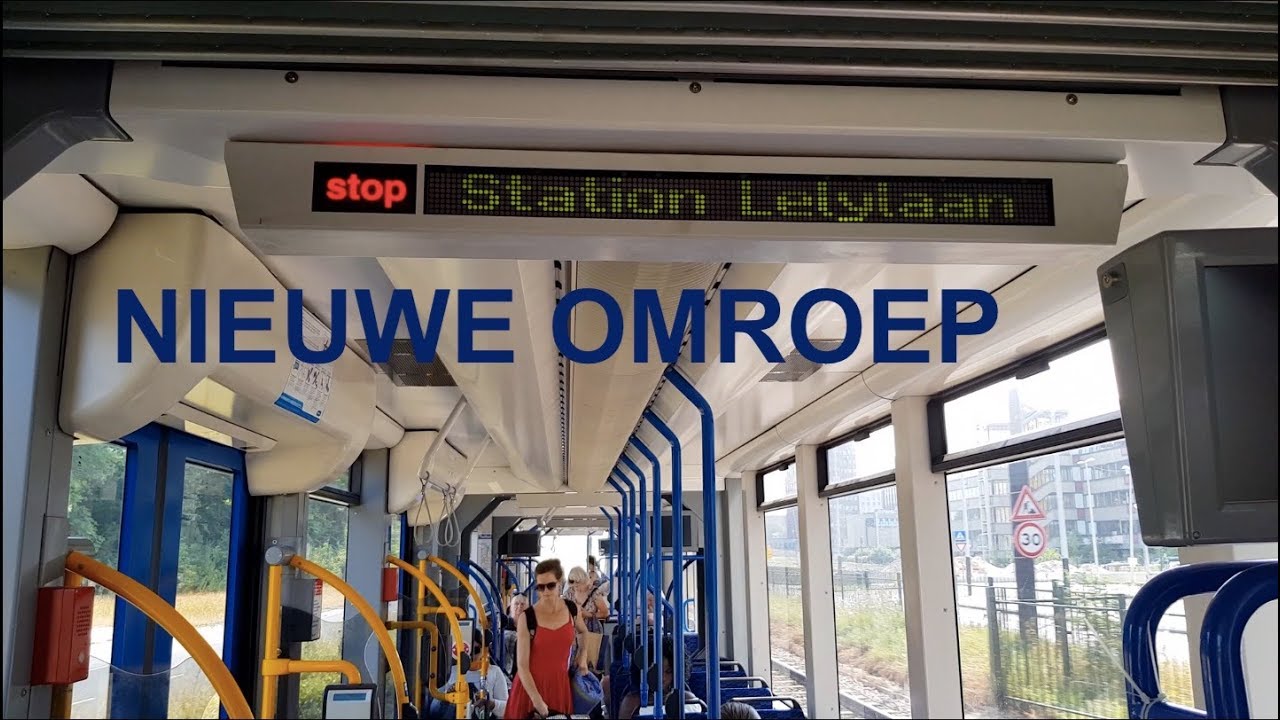 Nieuwe omroep tram - GVB Amsterdam