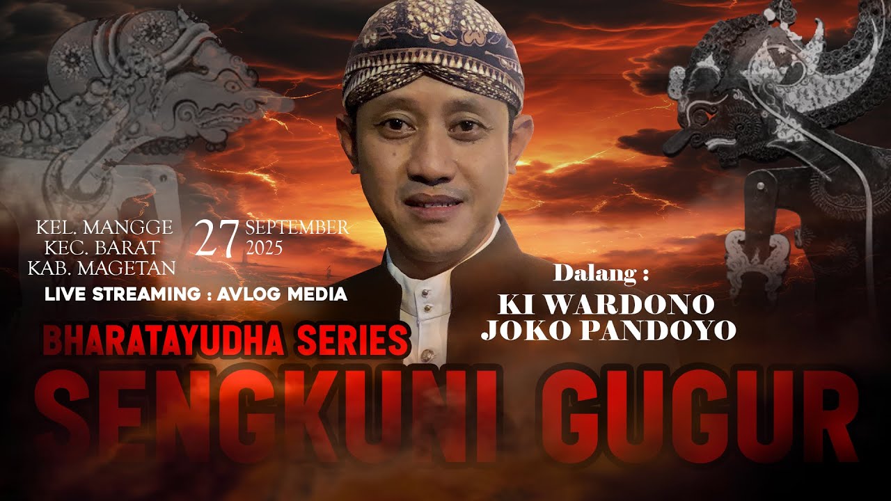 LIVE WAYANG KI WARDONO JOKO PANDOYO - KEL. MANGGE KEC. BARAT KAB. MAGETAN | LAKON SENGKUNI GUGUR