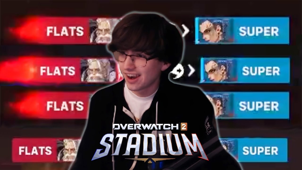 I cannot match His aura.. (Overwatch Stadium)