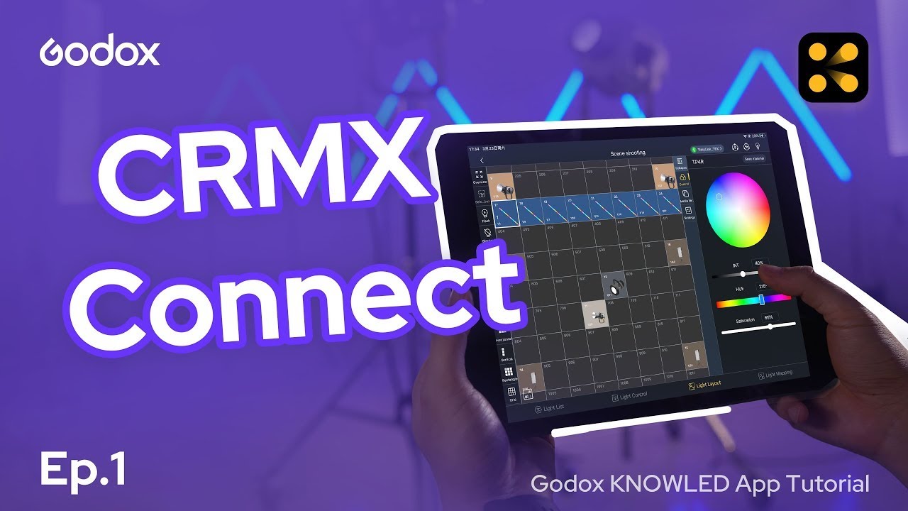 Connect Lights via Bluetooth CRMX | Godox KNOWLED App Tutorial