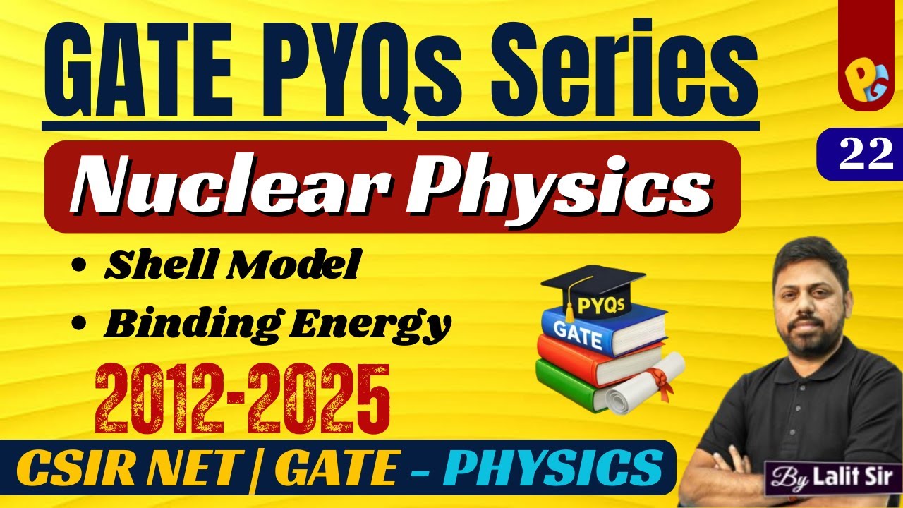GATE Physics PYQs 2012–2025 | Nuclear & Particle Physics | POTENTIALG | Lalit Sir
