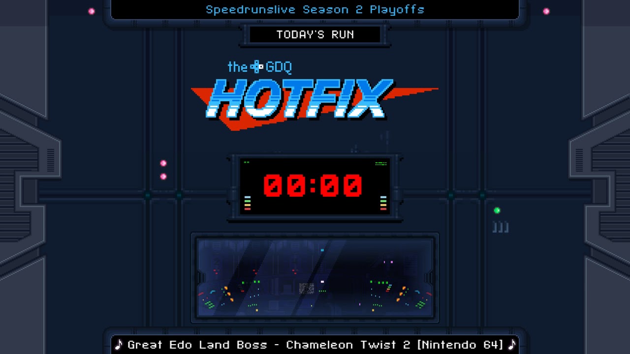 GDQ Hotfix Presents: SpeedRunsLive Season 2 Playoffs Top 16 Day 2