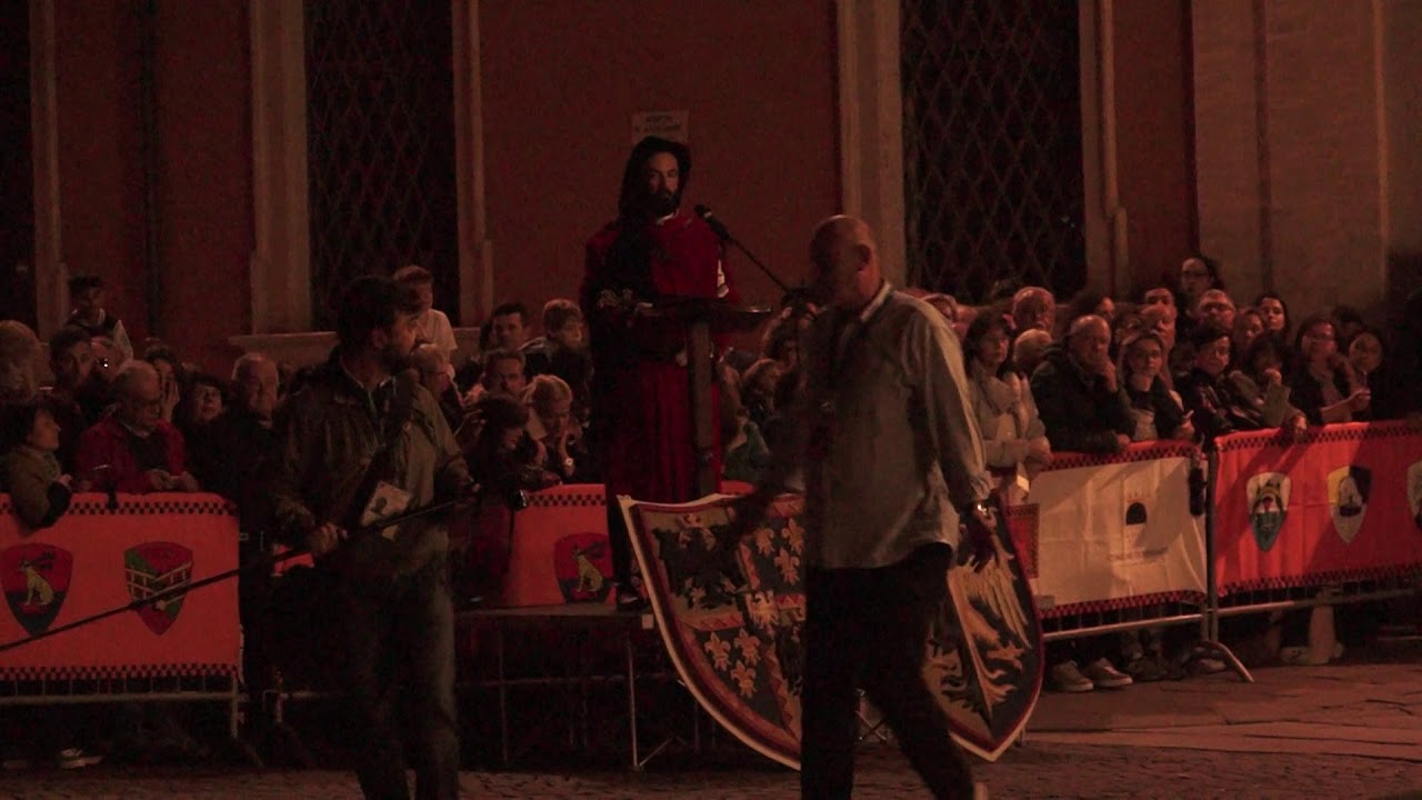 Magnifico Corteo Palio di Ferrara 25 maggio 2019 Arrivo cortei in Castello