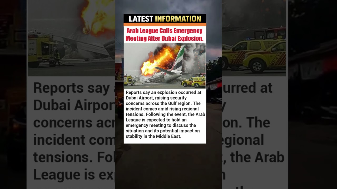 Massive Explosion at Dubai Airport Raises Middle East Security Fears
