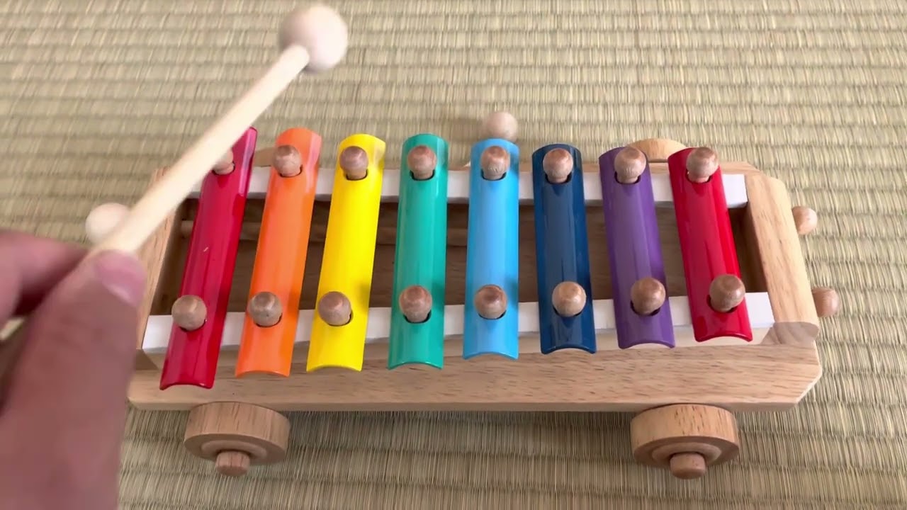 【おもちゃ鉄琴】かたつむり　童謡　楽器　暇つぶし
