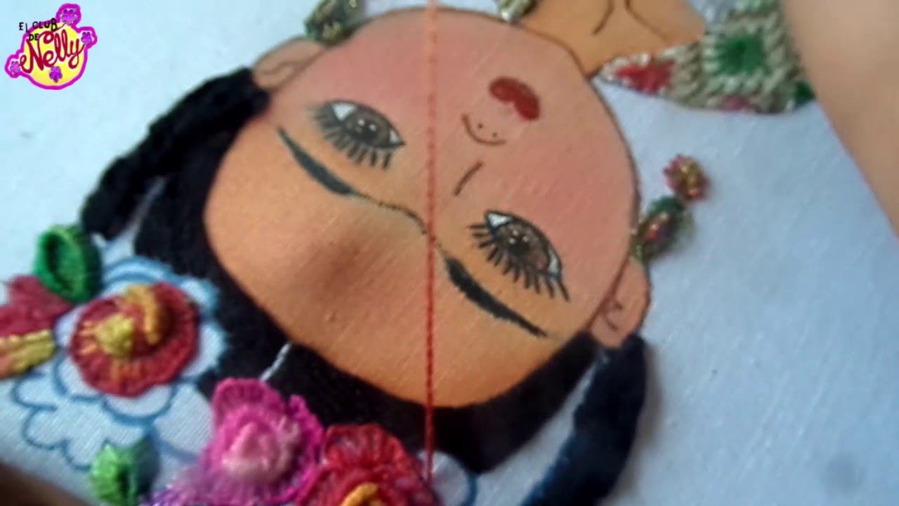 FRIDA BORDADA MODELO 1(DIADEMA 2)