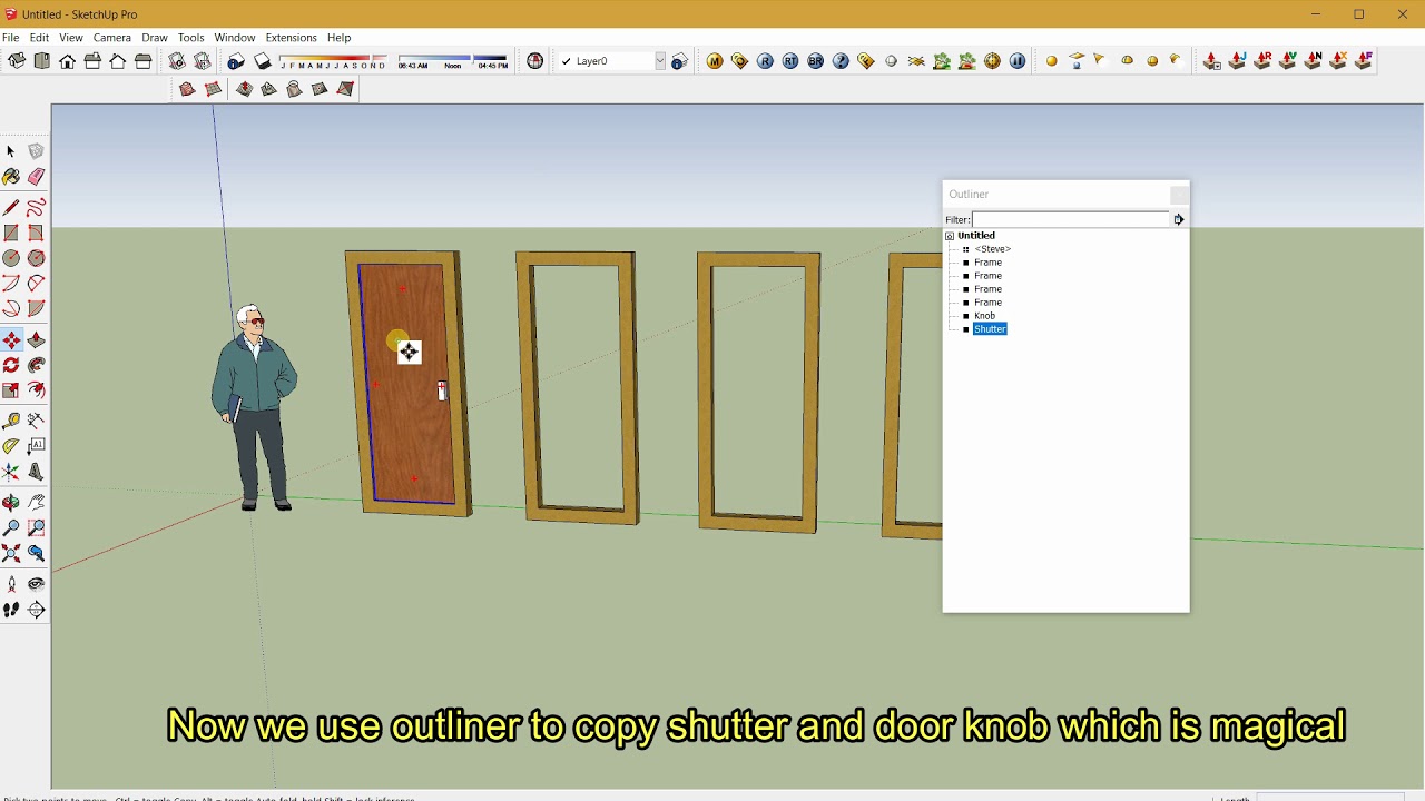 19 Sketchup Essential | About Outliner