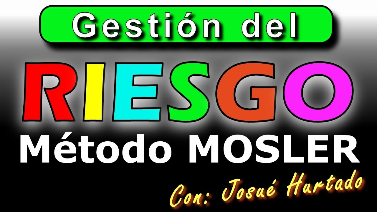 MÉTODO MOSLER para la gestión de riesgos + ejemplo del Paso a Paso 🆗✅