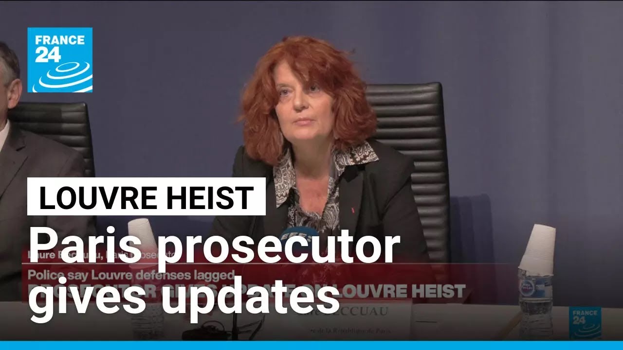 Replay: watch the Paris prosecutor's update on the Louvre heist investigation &bull; FRANCE 24 English