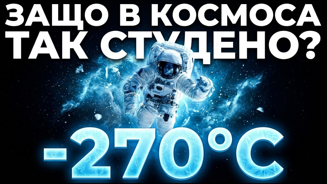 Защо в КОСМОСА е -270°C, ако Слънцето гори с МИЛИОНИ градуси? | Парадоксът на топлината