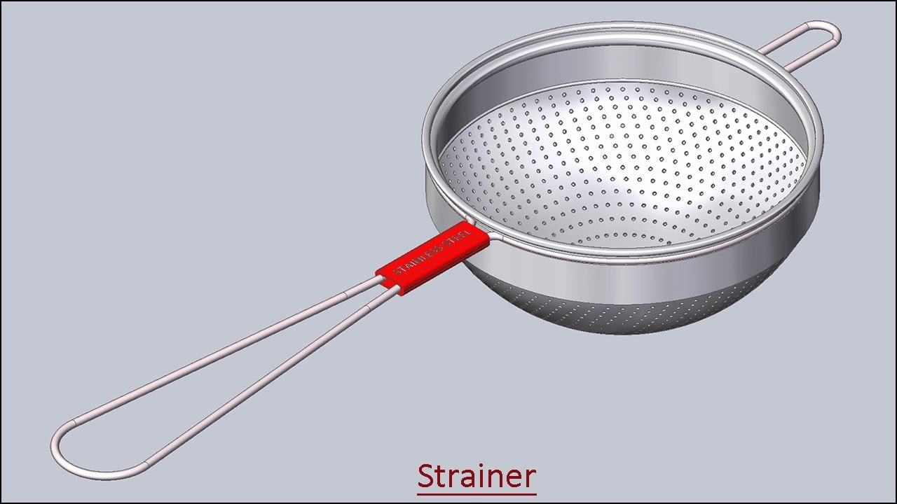Strainer (Solid Edge Tutorial)
