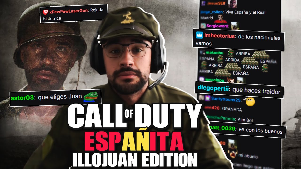 ILLOJUAN en Call of Duty: ESPAÑITA *Spain At War* Mejores Momentos