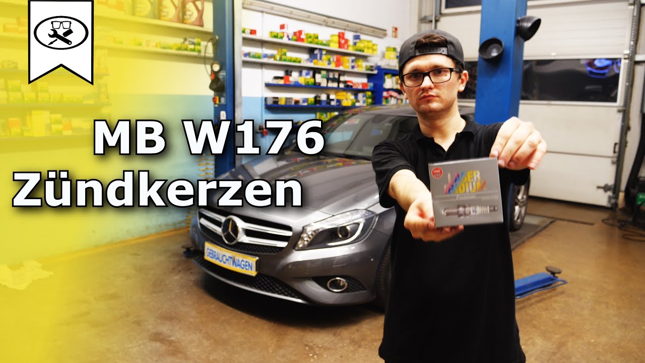 MB W176 A180 Zündkerzen wechseln | MB W176 A180 change spark plugs | VitjaWolf | Tutorial | HD