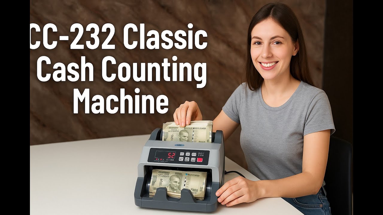 Unboxing TVS  Cash Counting Machine With Note Detector | Real Test & Demo