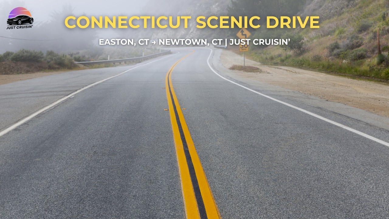 Scenic Connecticut Drive | Easton to Newtown via Monroe, Shelton & Derby (Just Cruisin' POV)