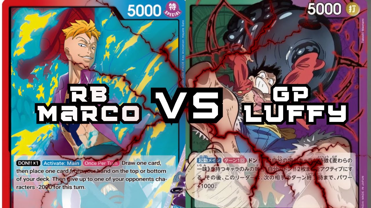 Red Blue Marco 赤青マルコ VS Green Purple Luffy 緑紫ルフィ | OP10.5 | EB02 | OPTCG | StreetfoodKingsPH