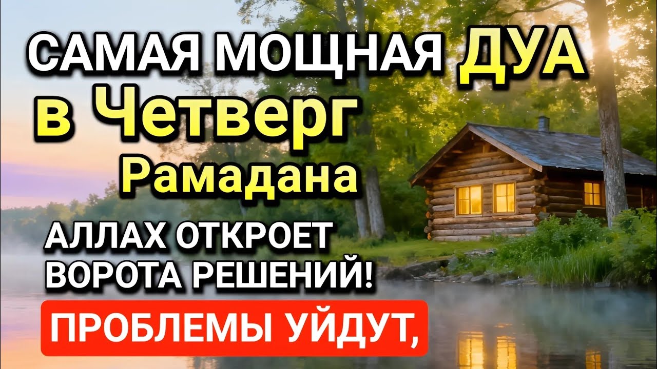 Самая сильная дуа в Четверг! Ризк, богатство, успех, счастье!l