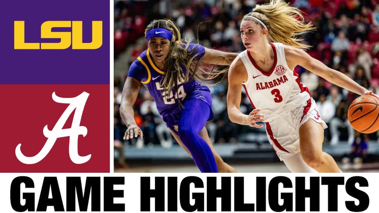 #6 LSU vs Alabama Highlights | Women's Basketball | College Basketball 2025
