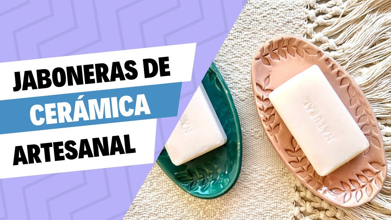 Jabonera de cerámica. Cerámica inicial. Cerámica artesanal. A mano