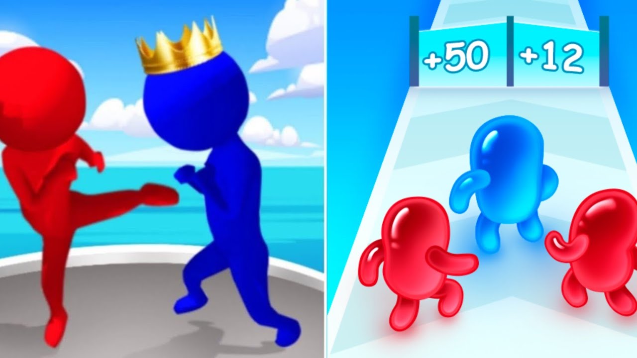 Looking good Size Up Vs Join blob clash 3D Walkthough Android ios gameplay adventure