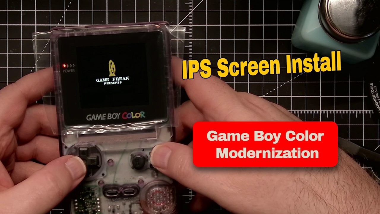 Game Boy Color Restoration – No Commentary Bench Repair