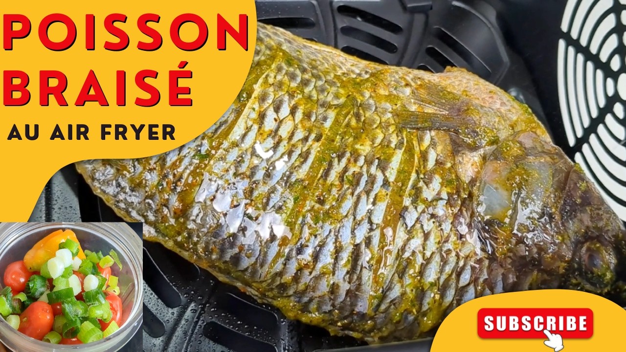 Poisson Braisé Facile 🔥 Au Air Fryer       #foodie #recettefacile