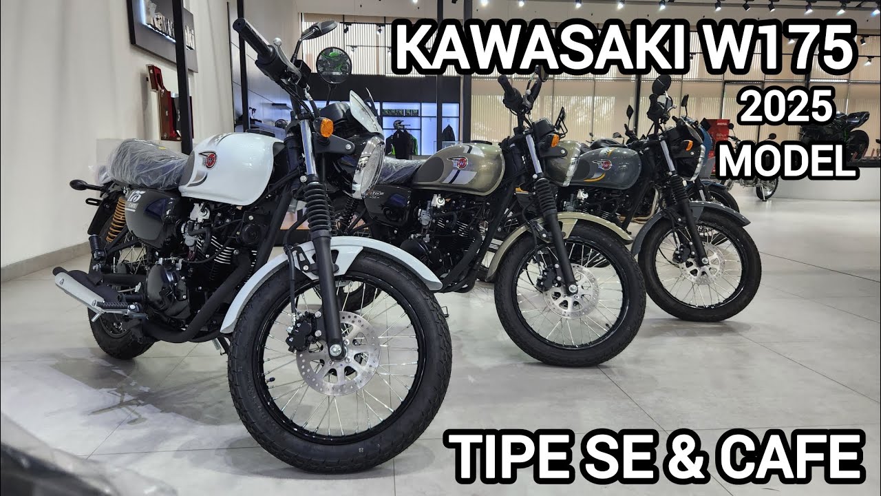 [REVIEW MOTOR] Kawasaki W175 SE dan CAFE Model 2025