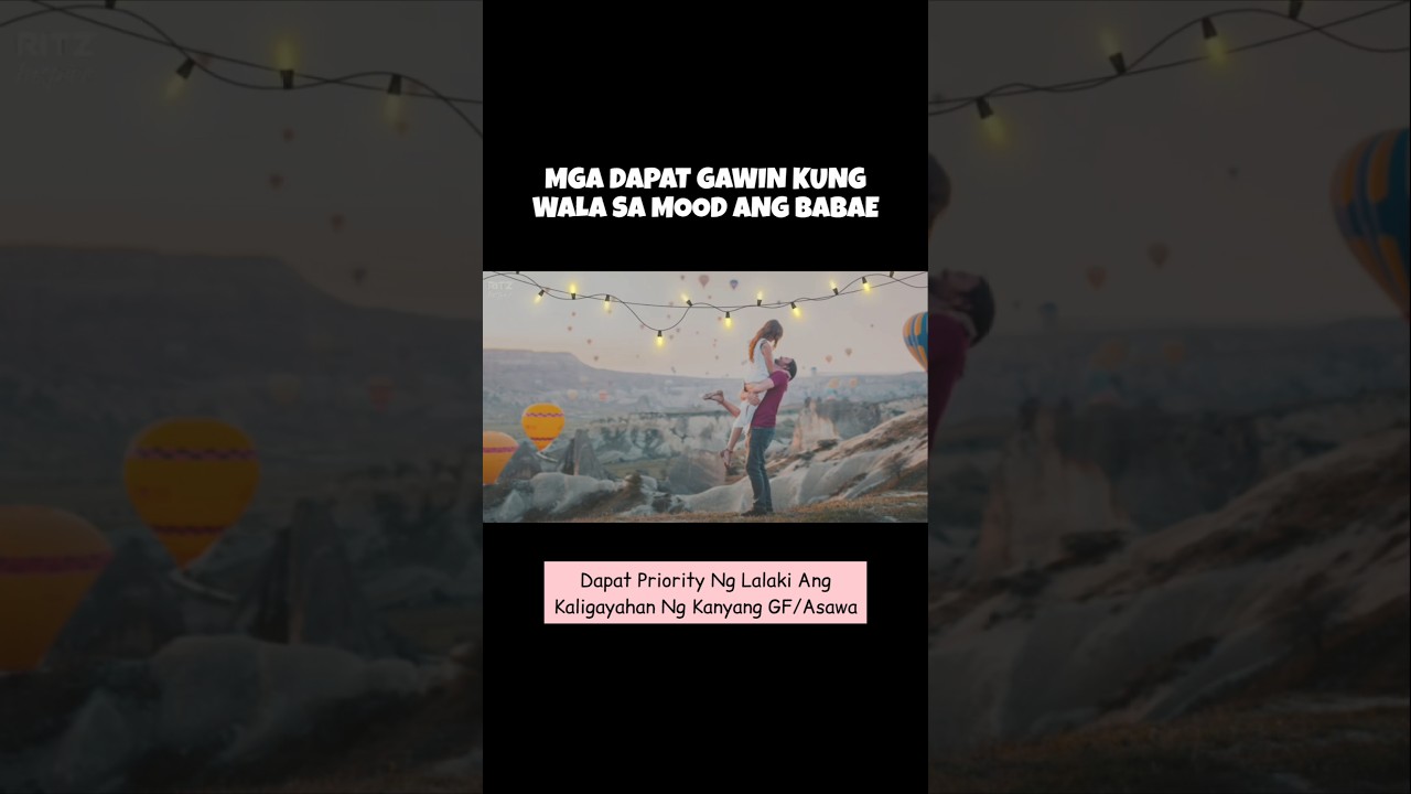 Dapat Priority Ng Lalaki Ang Kaligayahan Ng Kanyang GF/Asawa 🥰
