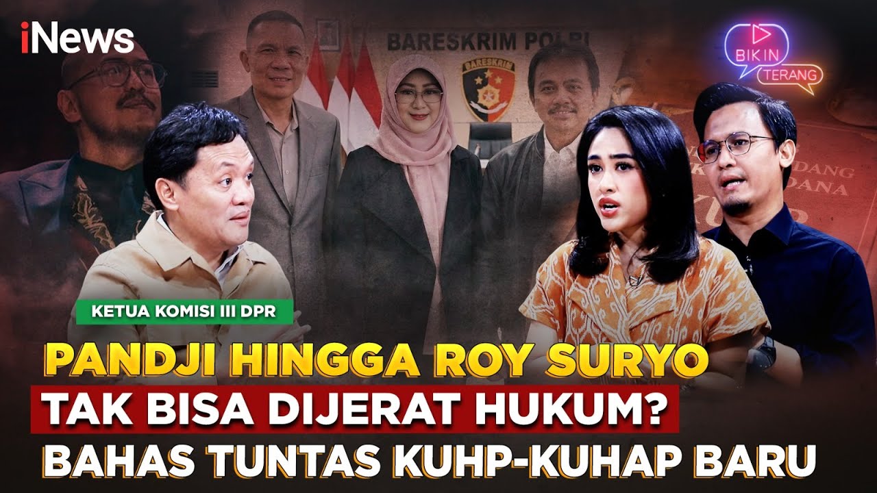 KUHP-KUHAP Baru, Pandji Hingga Roy Suryo Tak Hisa Dijerat Hukum? Habiburokhman Ungkap Alasannya