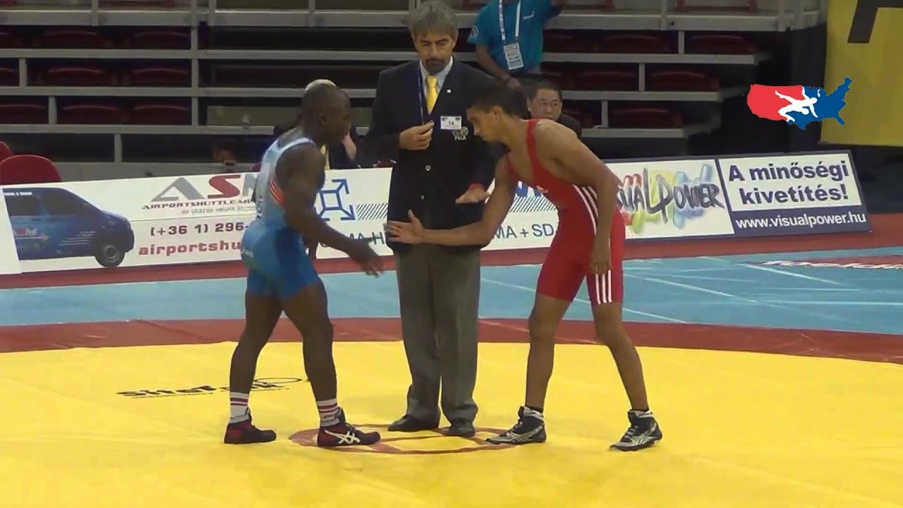 Worlds GR: Mango (USA) tech. fall Fajari (MAR), 55 kg repechage