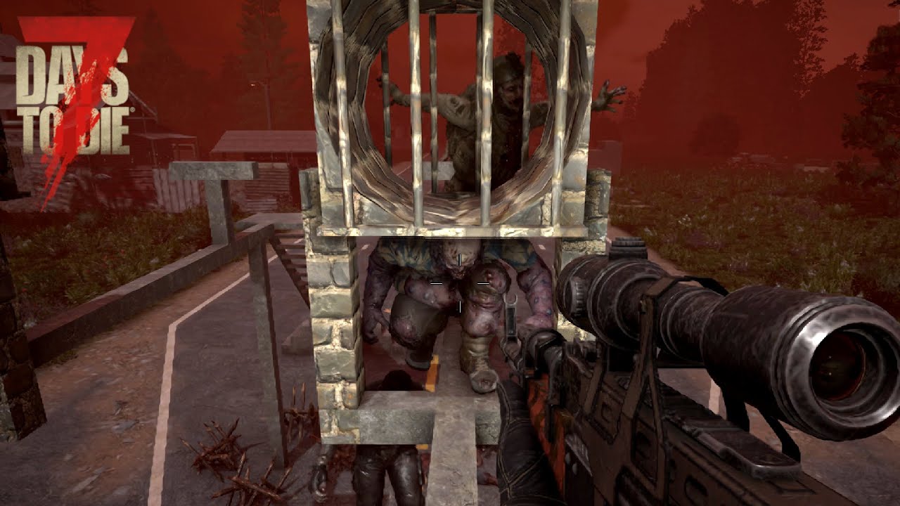 Our first V2-D14-Bloodmoon! - 7 Days to die Coop-Gameplay