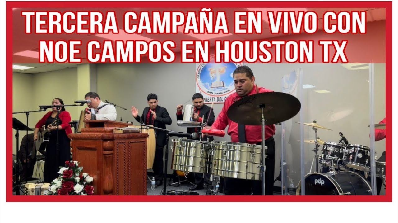 NELSON CAMPOS:)Tercera Campańa En Vivo Con Noe Campos En Houston TX.