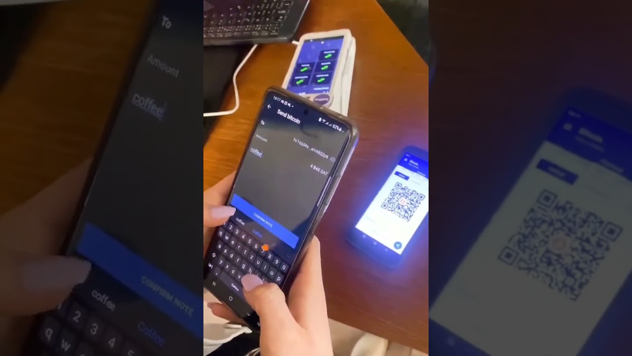 Buying coffee with #BTC via Lightning ⚡ in Prague 🇨🇿💪