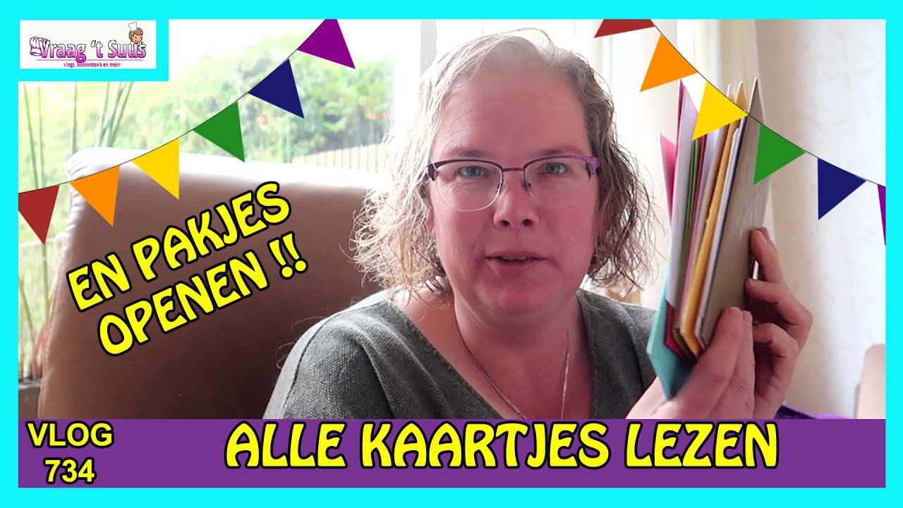 VERJAARDAGSVLOG | al jullie post openen ! | vlog 734