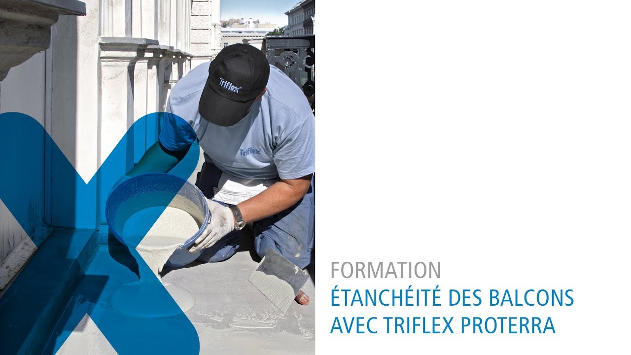 Étanchéité des balcons avec Triflex ProTerra