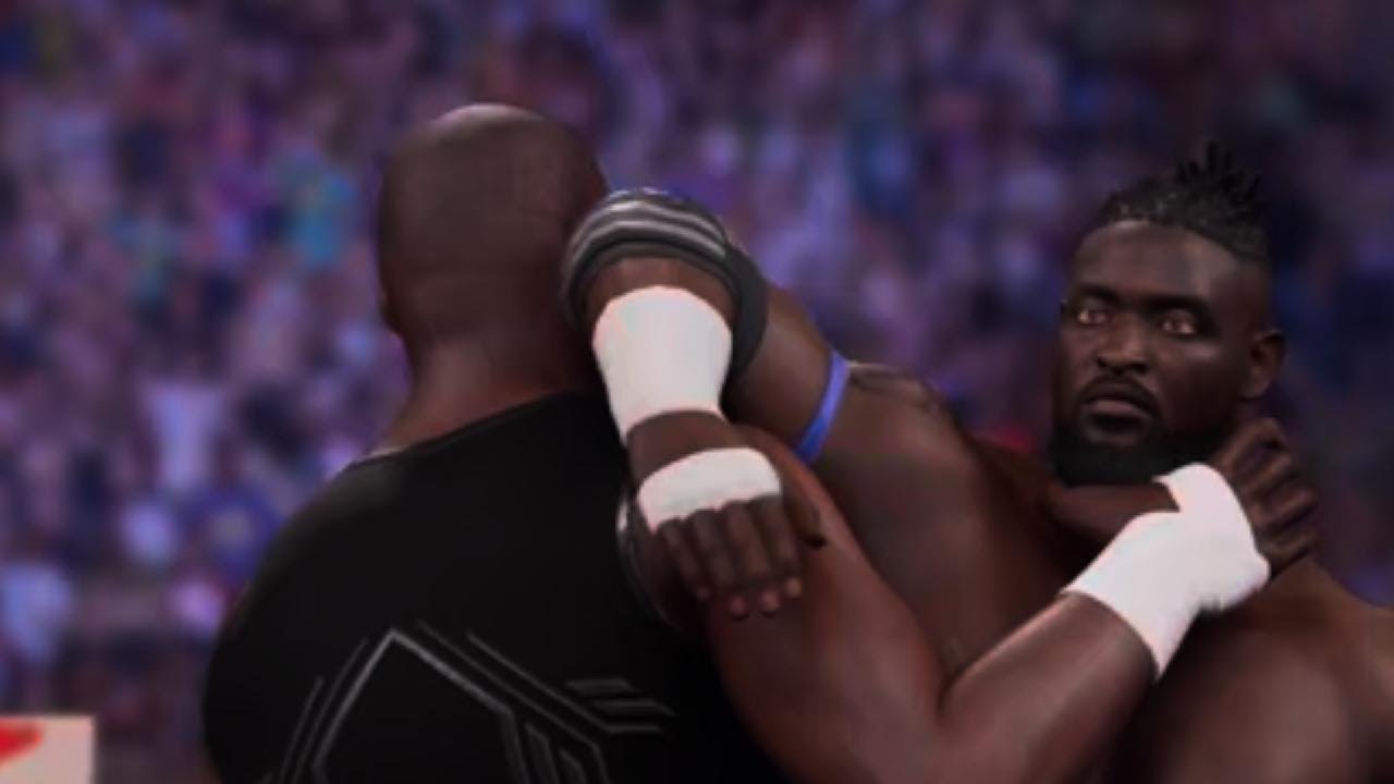 Omos Vs Oba Femi WWE United States Title Match 2K25